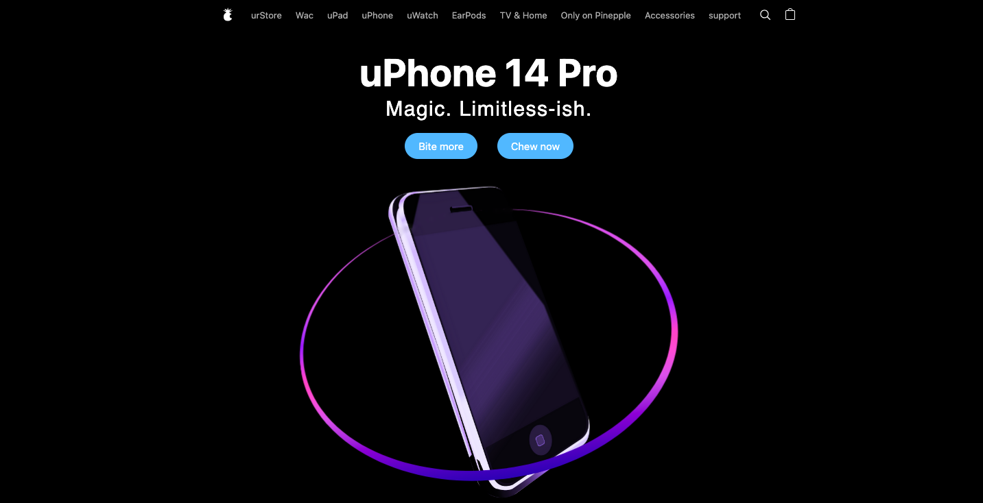 Responsive Product Website
